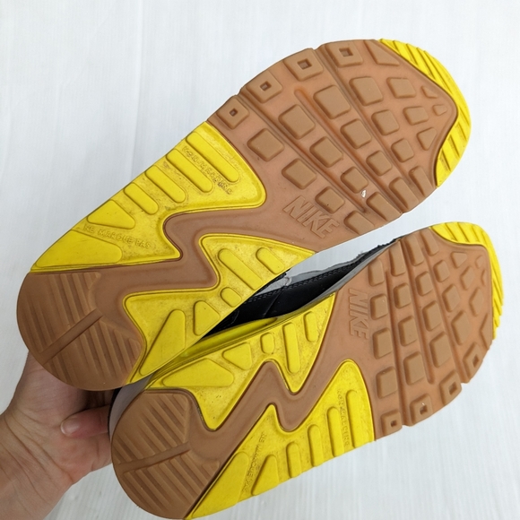 NIKE Air Max 90 LTR go the extra smile colorblock yellow sneakers - Picture 8 of 14
